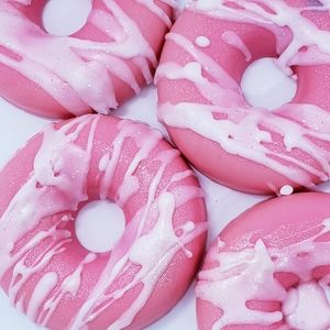 Soap Donuts (2) Bubble Gum Glitter Soap